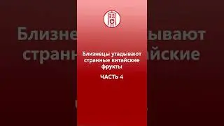 Близнецы угадывают странные китайские фрукты. Часть 4 | Школа китайского | Twins Chinese