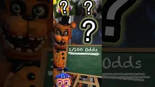 ODDS OF FINDING FNAF EASTER EGGS?!??!! #fnaf #fivenightsatfreddys #shorts