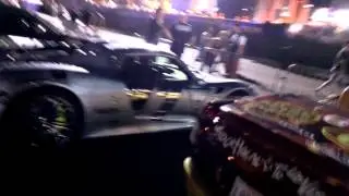 Gumball 3000 Vegas finale 2015 Jon Olsson Max Cooper Team Goldfinger Deadmau5 Lewis Hamilton
