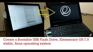 how to create a bootable USB Flash drive, Elementary OS 7.0 stable, Linux operating system