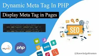 Dynamic Meta tag in PHP  | Display Meta Tag in Pages | Dynamic Title Keyword & Description | Part-2