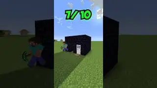 Rating Minecraft Traps ⭐ (はいよろこんで) #shorts