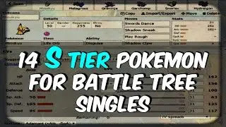 BATTLE TREE GUIDE - 14 S-TIER POKEMON FOR SINGLES - Pokemon Sun and Moon