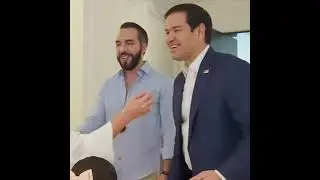 U.S. Secretary of State Marco Rubio meets with El Salvador's President Nayib Bukele at his residence