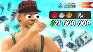 Играю в Казино на 21.000.000$. Аризона РП ГТА самп.