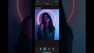 PicsArt Glowing Circle !! Neon Circle !! By PicsArt red & blue vaibhav editz 