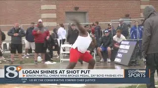 Logan’s Owens, Boyd take podium in State shot put