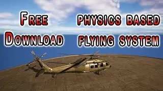 Free Download Helicopter Physics setup Unreal Engine 5