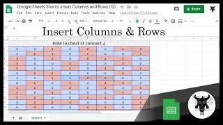 Google Sheets Beginners  - Insert Columns and Rows (12)