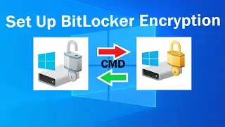 How to Turn on, Lock, Unlock and Turn off BitLocker Encrypted Drive via CMD