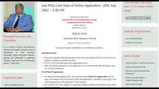 PHD NOTIFICATION 2021