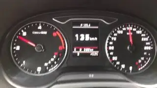 2013 Audi A3 8V Sportback 2.0 TDI (184 hp, stage 1) 0-150 km/h