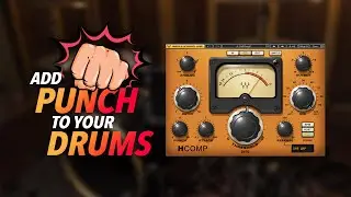 3 COMPRESSION TRICKS to add PUNCH to your Drums with the WAVES H-COMP