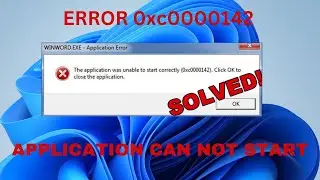 The Application Was Unable to Start Correctly (0xc0000142) – Office Package!