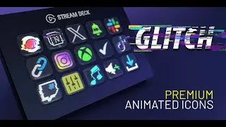 Glitch Icons for Stream Deck