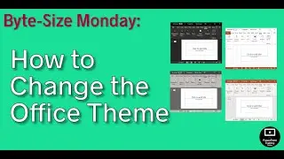 How to change Microsoft Office theme - includes new Dark mode