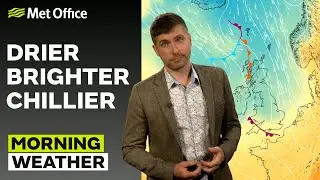 10/10/24 – Early rain clearing the south – Morning Weather Forecast UK –Met Office Weather