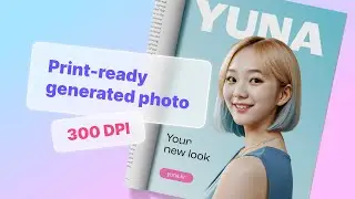 How to use AI-generated photos in print [tutorial]