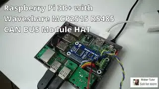 RS485 CAN BUS HAT  MCP2515   Raspberry pi and Arduino