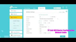 TPLINK WIFI Router Configuration Using Wireless || TP-Link wireless router Quick Setup ||Via Wifi