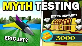 EPIC JET TURBINE!? (Myth Testing) | Build a boat for Treasure ROBLOX