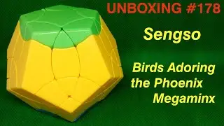 Unboxing №178 Sengso Birds Adoring the Phoenix Megaminx