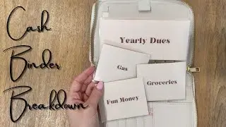 Cash Binder Breakdown | Cash Envelopes & Sinking Funds
