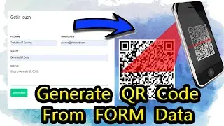 How to Generate QR Code From Form Data | HTML From Data To QR Code