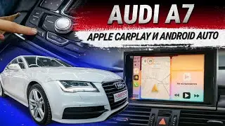 Подключение функции Apple CarPlay и Android Auto в Audi A7