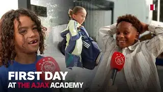 First day at Ajax for the U8s! 👦 | 'I'm a bit cheeky, I eat too much candy' 🍬