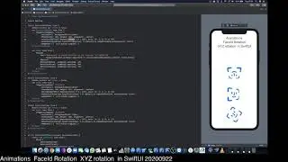 Animations  FaceId Rotation  XYZ rotation  in SwiftUI 20200922