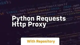 python requests http proxy