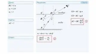 №2 Решение задачи по физике. Геометрическая и волновая оптика