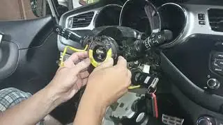 Ошибка B1346(00) Kia CeeD Замена под рулевого шлейфа.