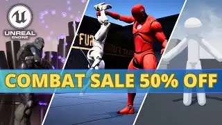 The BEST Combat Assets 50% OFF SALE for Unreal Engine 5 - Make Your DREAM Combat Game!