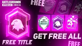 Free Title || Get 3 New Title For Permanent || Exclusive Title in Bgmi & Pubg Mobile