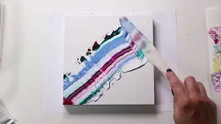 Satisfying Acrylic Painting Abstract Art Demo Easy and Fun