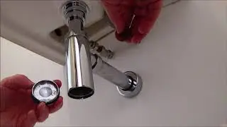 Cleaning your basin bottle trap