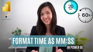 Power BI TIME Formatting Made Simple || Convert Seconds to  mm:ss or  hh:mm:ss !!