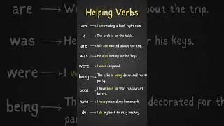 Helping Verbs in English with Example Sentences | Master Your English Grammar Today!