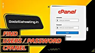 How to find cpanel username and password | How to find Cpanel login details