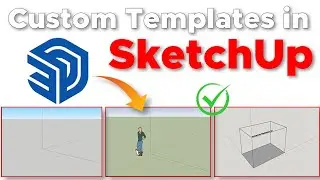 How to Create Your Own Custom Templates in SketchUp | change template in SketchUp | Template