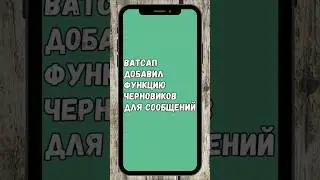 Ватсап Добавил Новую Функцию Для Сообщений  