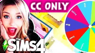 *CC ONLY* Every Room is a Different Colour 💕 SIMS 4 CUSTOM CONTENT BUILD CHALLENGE 😍