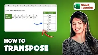 How to Transpose Data in Excel 2024 (Quick Steps)