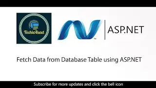 Fetch Data from Database Using ASP.NET