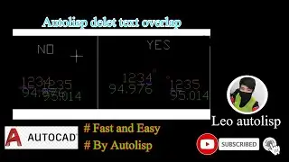 how to delete overlap text command
