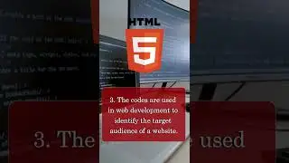 Five points on HTML ISO Country Codes.  #HTML #html5 #shorts