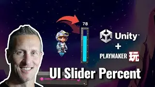 Unity + Playmaker: Update Slider Value as UI Text Percentage