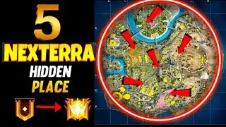 NEXTRA MAP HIDDEN PLACE IN FREE FIRE ! TOP 5 HIDE PLACE IN NEXTRA MAP ! RANK PUSH TIP Game knowledge